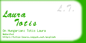 laura totis business card